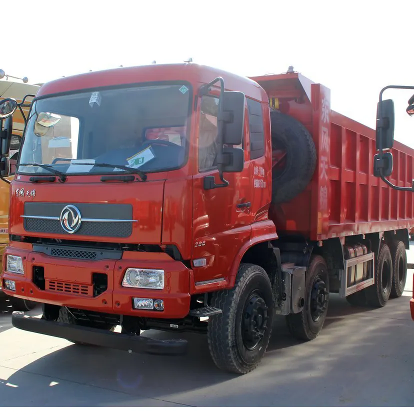 Sử dụng xe tải dongfeng tianlong KC xe tải nặng 0 km mới 465 HP 8x4 371HP Xe Tải Tự đổ