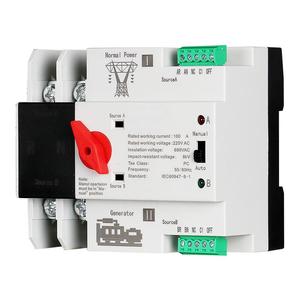 Dual Power Automatic Transfer <strong>Switch</strong>, 2P/<strong>125A</strong> Dual Power Generator Changeover <strong>Switch</strong> - Product Image 2