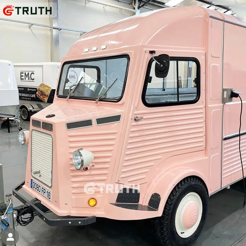 Camion de restauration de crème glacée vintage van snack à vendre aux usa