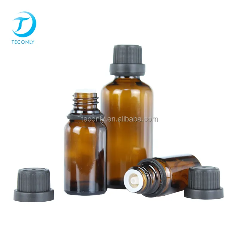 Chai Tinh Dầu Thủy Tinh Huyết Thanh Màu Hổ Phách Chai Nhỏ Giọt Rỗng 5Ml 10Ml 15Ml 20Ml 30 Ml 50Ml 100Ml