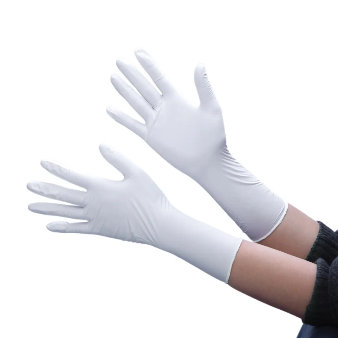 Cleanroom sarung tangan mewarnai tato Examin 9 12 inci penggunaan tunggal sarung tangan tukang cukur lateks bebas nitril sarung tangan rumah tangga bubuk Gratis
