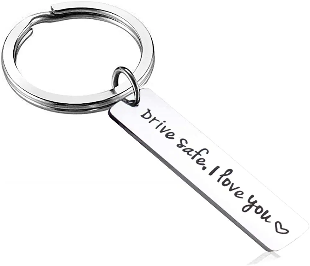 Безопасный брелок для ключей с надписью «I Need You With Me», подарки для мужа, папы, подарки для парня на День святого Валентина, подарок на день отца, день рождения