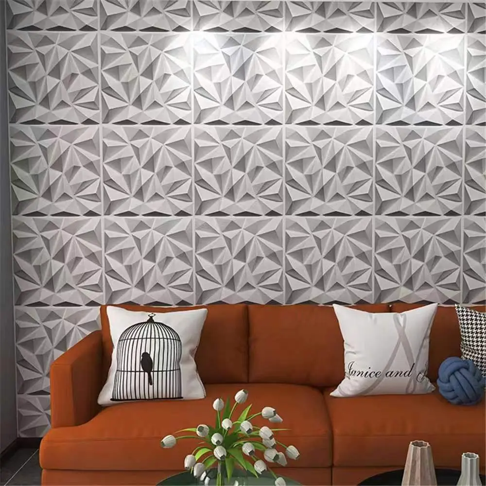 Painel de parede de teto 3d pvc, decoração de pvc, fundo de relevo, decoração de casa, à prova d' água, painel de parede de teto 3d