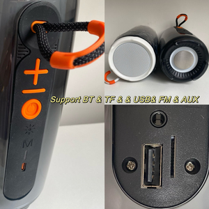 L6 Hot RGB luce LED portatile Stereo MP3 altoparlante senza fili BT meravigliosa musica giochi di luce per la casa di Computer utilizzare la scheda di memoria - Product Image 4