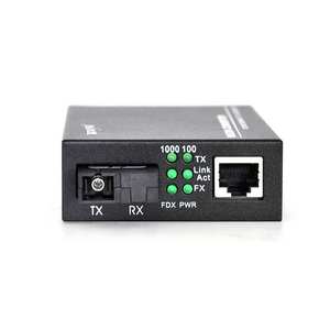 FTTH FTTX Transceptor óptico Convertidor de medios de fibra Mini modo único 1000M Media placa - Product Image 1