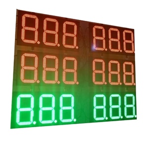 All'ingrosso a buon mercato prezzo impermeabile stazione di servizio 3 cifre di colore giallo 16 pollici Led 7 segmento modulo di visualizzazione - Product Image 5