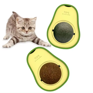 Colgar pared interactivo gato masticar juguetes aguacate Catnip comestible 100% hoja de menta Natural Limpieza de dientes Catnip - Product Image 2