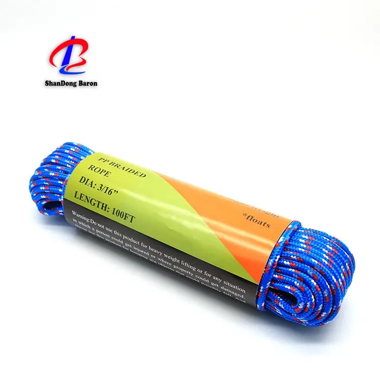 ANTI UV pp multifilament trançado corda embalagem cordas com o uso no exterior