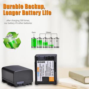 PowerTrust BP-<span class=keywords><strong>808</strong></span>バッテリーQC3.0 USBデュアル充電器電気キヤノンBP-827 BP-819 BP-807 BP-809 XA10 HF20 HF10 HF100 HG20