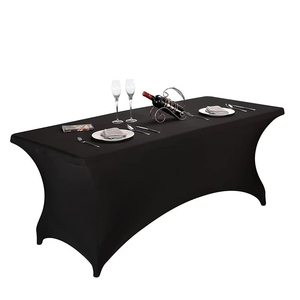 Bán Buôn Tùy Chỉnh Polyester Vải Căng Bảng Bộ Kích Thước Dùng Một Lần 4ft 6ft 8ft Cho Đám Cưới - Product Image 1