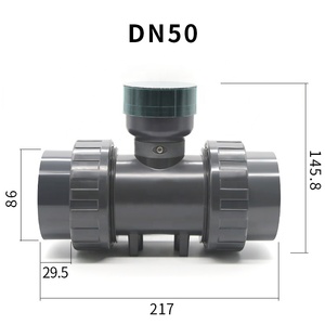 China NPN <strong>Pulse</strong> <strong>Meter</strong> 485 <strong>Remote</strong> Control Display Liquid <strong>Flow</strong> Measurement 60-1160L Frequency 10*Q UPVC-DN50 485 Flowmeter Counter - Product Image 6