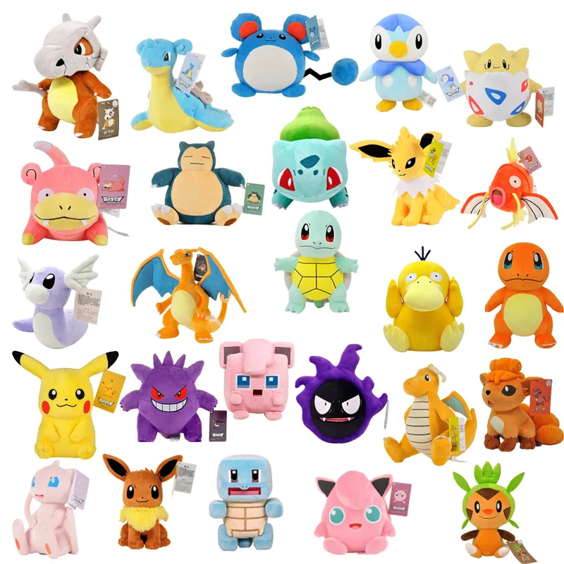 Toptan fabrika yetkili pokemoned dolması peluş yüksek kalite yumuşak peluş bebek çocuklar için hediyeler