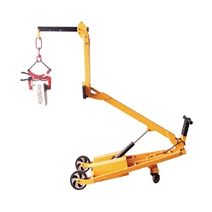 Carretilla elevadora plegable para camión, grúa de abrazadera de olecranon pequeña de empuje manual, tipo de abrazadera de barril multifuncional para carga y descarga - Product Image 1