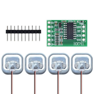 4PCS Human Scale Load Cell <strong>Weight</strong> <strong>Sensors</strong> + HX711 AD Module <strong>Weight</strong> <strong>Sensor</strong> Electronic Scale Weighing Pressure <strong>Sensor</strong> DIY Kit - Product Image 3