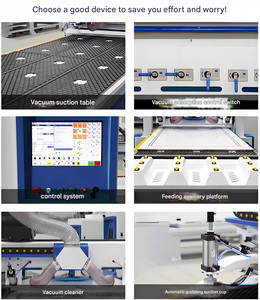Centros de mecanizado CNC ATC de anidamiento Con Enrutador de grabado CNC para muebles de gabinete para carpintería - Product Image 4