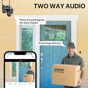 3PTZ 30X ซูมออปติคอลได้สูงสุดแบบอัลตร้า HD 35MP 7เลนส์4มุมมองติดตามอัตโนมัติ WiFi IP กล้องวงจรปิดรักษาความปลอดภัยเครือข่ายไร้สาย - Product Image 3