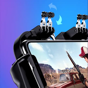 Joystick Gamepad con ventola di raffreddamento a sei dita senza grilletto per il fuoco libero Controller di gioco estensibile per Android - Product Image 4