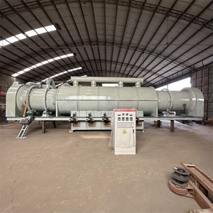 RDF rotary <strong>carbonization</strong> furnace <strong>palm</strong> <strong>kernel</strong> <strong>shells</strong> groundnut household and industrial waste charcoal making machine in India