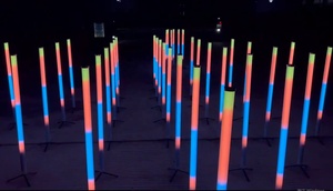 Display Wireless ricaricabile da esterno illuminazione RDM batteria Pixel Tube DMX Mobile ricarica telecomando luce solida - Product Image 3