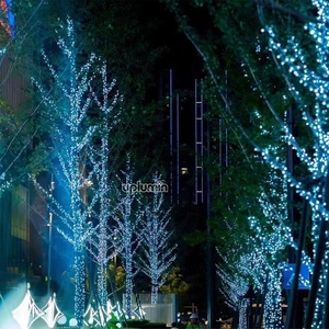Cadena de luces Rgb multicolores Control de aplicación inteligente Luces de cadena LED de Navidad para decoración de árboles al aire libre - Product Image 6