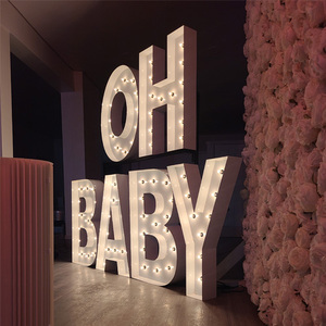 Factory Customized Proposal Background Letters Light Bulb Word Selection Frame Letters for Event Party Decoration - Product Image 1