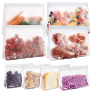 <strong>Free</strong> PEVA Reusable Freezer Gallon Sandwich Silicone Food Lunch Bag for Meat Fruit <strong>Veggie</strong> - Product Image 1
