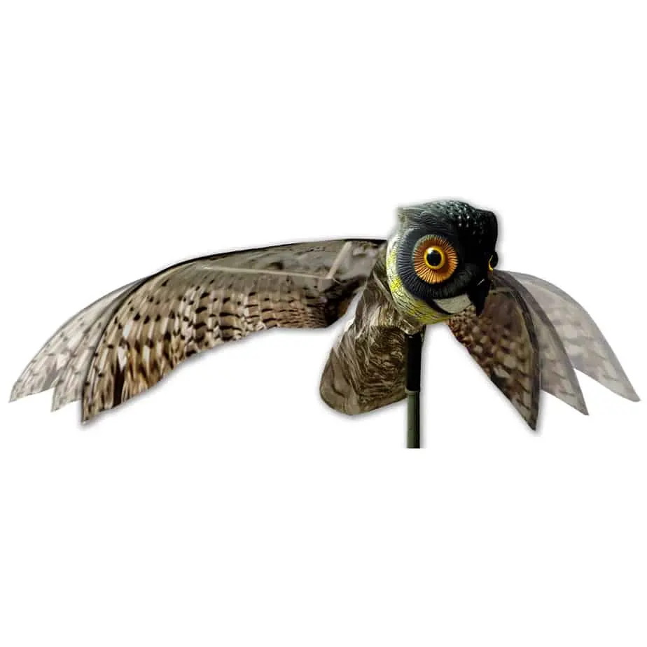 Искусственная сова, движущиеся крылья, реалистичный ястреб, ястреб, борьба с голубями и белками, приманка для сдерживания вредителей