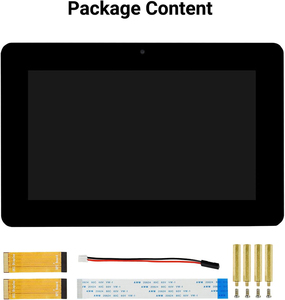 Display Touch capacitivo da 8 pollici 800*480 con interfaccia DSI per fotocamera anteriore da 5mp per Raspberry Pi 4B/3B +/3A +/3B/2B/B +/A +/CM3/3 +/4