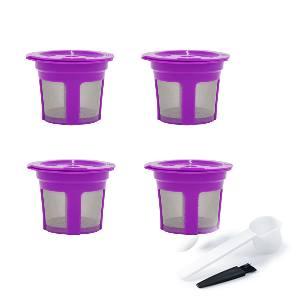 Purple-4Pcs+Scoop+Brush-PP Bag