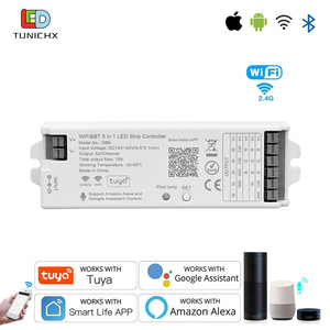WB5 Tuya Wifi Blue Tooth Connect RF 5-в-1 Светодиодная лента пульт дистанционного управления - Product Image 2