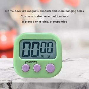 Mini Display digitale LCD Timer da cucina, Sleep cronometro Timer con supporto, quadrato cucina conto alla rovescia orologio magnete - Product Image 3