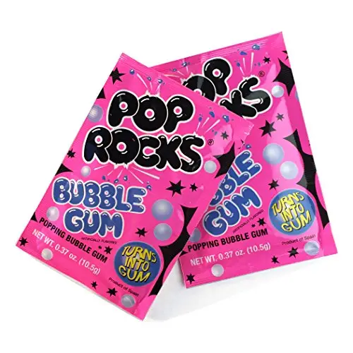 POP ROCKS bubble legum, 0.37 oz, 24 comptes
