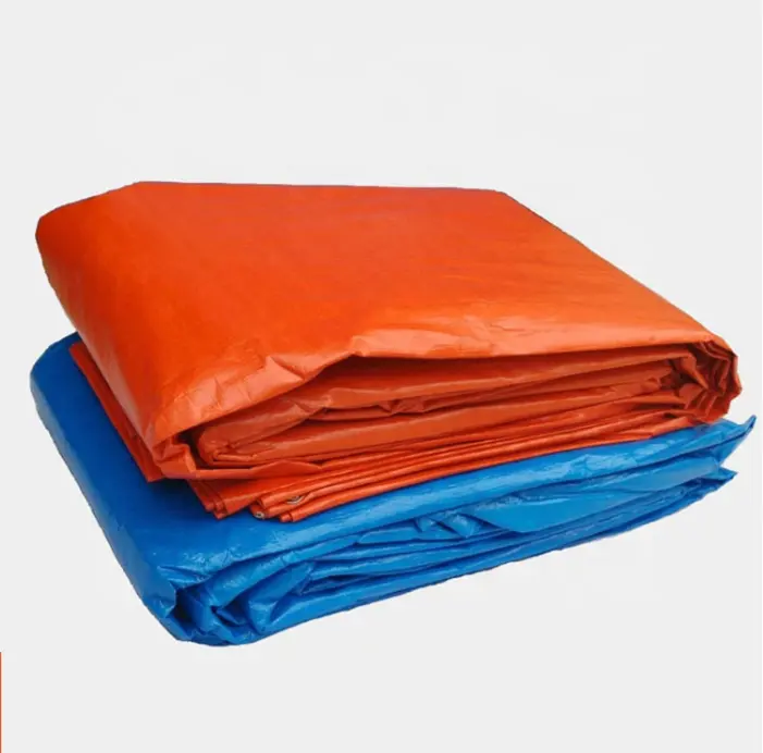 Waterdichte outdoor plastic poly dekzeilen PE dekzeil sheet size en geschikt prijs