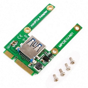Mini PCIe <strong>PCI</strong>-E to USB 2.0 Adapter mPCIe to USB2.0 Converter Card - Product Image 1