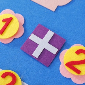 Hot Selling Teaching Resources Kids Toys Felt Math Number <strong>Counting</strong> Intellectual Practice Finger Learning Board - Product Image 2