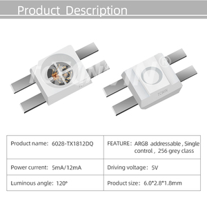 Tcwin ชิป DMD RGB LED สร้างวงจรรวม1280-6038b แสง3ปีและการออกแบบวงจร RGBW 180W dicolor LED D480 5 - 30 5V 0.5 LED PRO MAX ควบคุมแอพ LED PRO MAX - Product Image 6