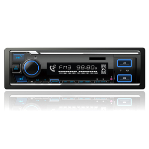 1 Din车载MP3播放器车载立体声收音机调频辅助输入接收器USB车载DVD播放器MP3带蓝牙音频 - Product Image 1