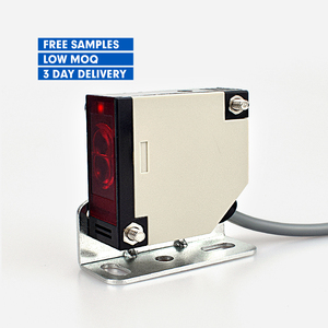 JM-FQD-50500PC Diffuse Foto-Elektrische <span class=keywords><strong>Sensor</strong></span> Abs Plastic Fotoschakelaar Optische Sensoren Met Reflecterende Rechthoekige Spiegel - Product Image 1