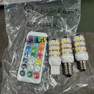 หลอดไฟแอลอีดีอัจฉริยะเปลี่ยนสีได้หลายสี AC 100-240โวลต์ G9 RGB LED E12 E14หลอดไฟทรงข้าวโพดขนาดเล็กพร้อมรีโมทคอนโทรล - Product Image 6