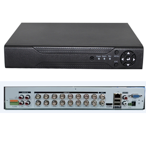DVR híbrido XVR para cámaras analógicas e IP AHD CVI TVI CVBS entrada 16 canales 5MP DVR con entradas de alarma de audio 6ch y 4ch