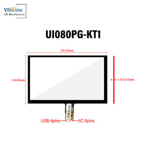 Pantalla TFT LCD, pantalla de 8,0 pulgadas de, placa de controlador a juego, panel táctil, módulo de pantalla IPS capacitiva