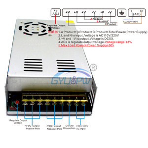 过载短路保护CCTV电源盒600W电源根据安全标准GB4941 IEC/EN60950-1 - Product Image 5