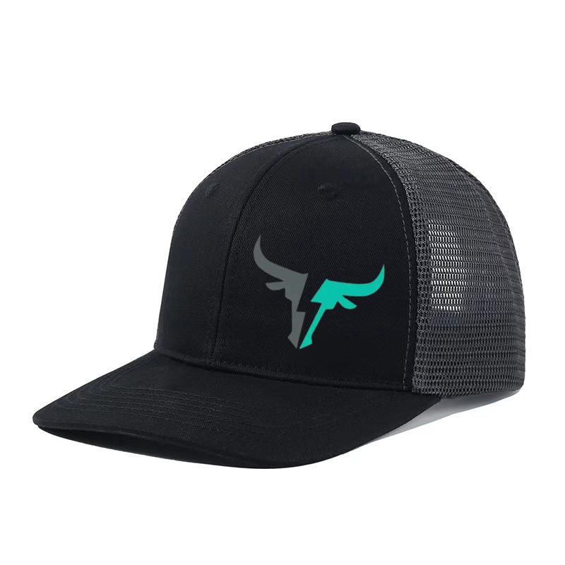 Green bullhead black and gray mesh