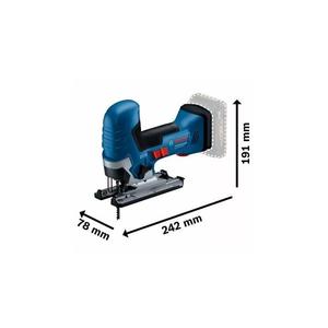 BOSCH - 06015B2000 GST 18V-125 S profesyonel akülü yapboz (pilsiz) çok araçlar, testereler ve demir testereleri - Product Image 3
