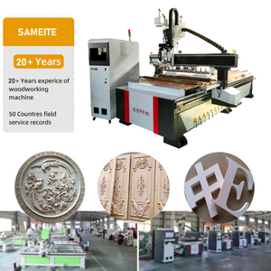 Máquina enrutadora CNC Atc de línea recta para fabricación de muebles de puerta multifunción, enrutador CNC Atc de placa de madera 1325 - Product Image 1