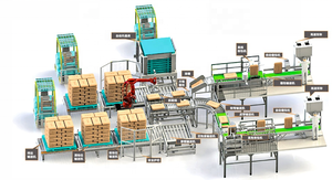 Robot de paletización automático, máquina de paletización