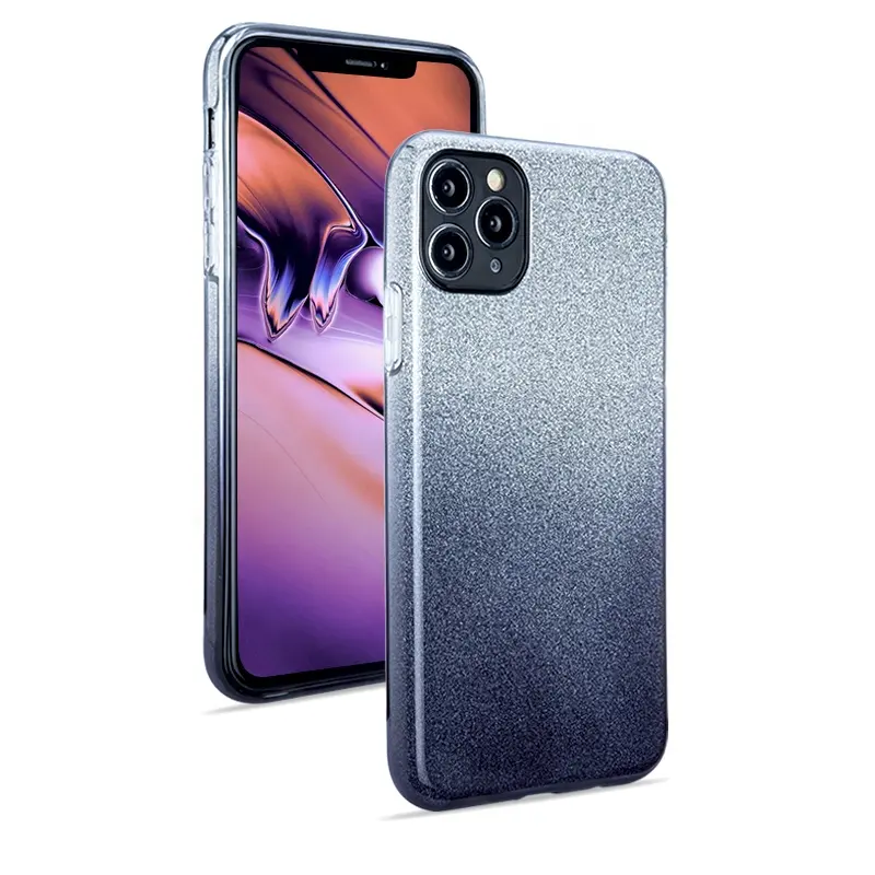 Ốp Lưng Iphone 11 Pro, Ốp Điện Thoại Màu Chuyển Sắc Lấp Lánh Long Lanh Hàng Mới 2020
