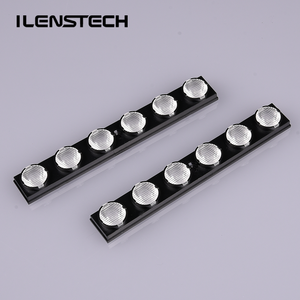 Lined-up 6 <strong>LED</strong> Lens <strong>Array</strong> 20*55 Degree Double Beam Angle Module Lens for Commercial Lighting - Product Image 4