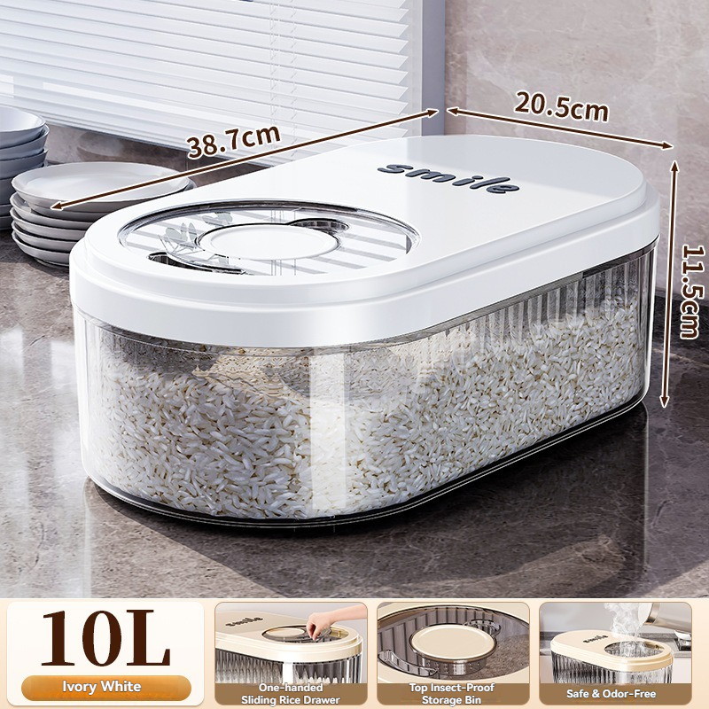 10L Cream White + Transparent Tea