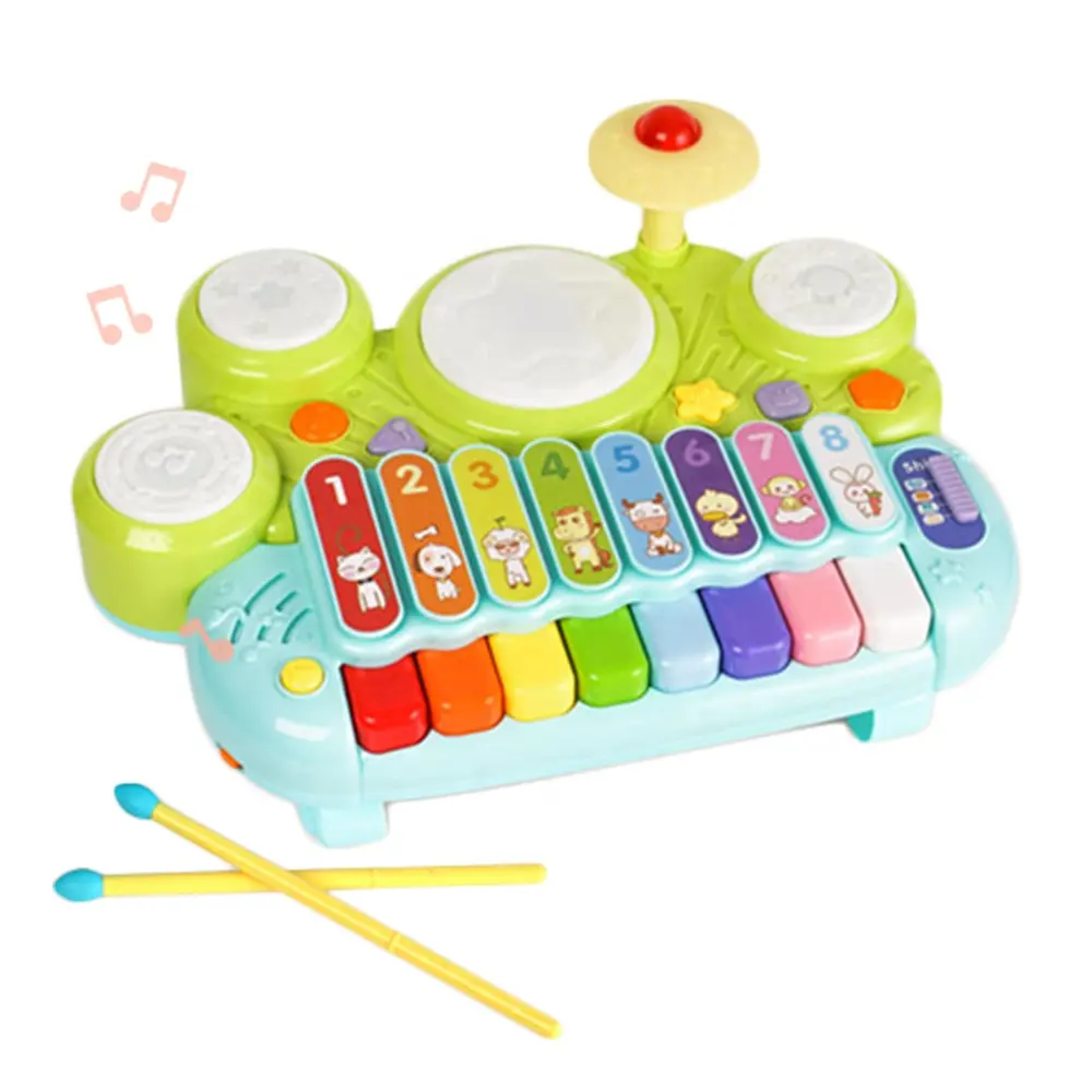 GOODWAY-órgano electrónico educativo para niños, teclado de Piano, juego de tambor, Xylophone Musical, juguete